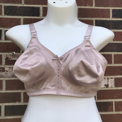 Bali Bra 42DD Womans Beige Bra 3820 Wirefree 5 Hooks