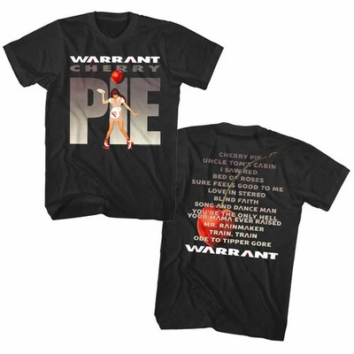 Warrant Cherry Pie Album Cover Art Waitress Men's T Shirt Rock Band S171