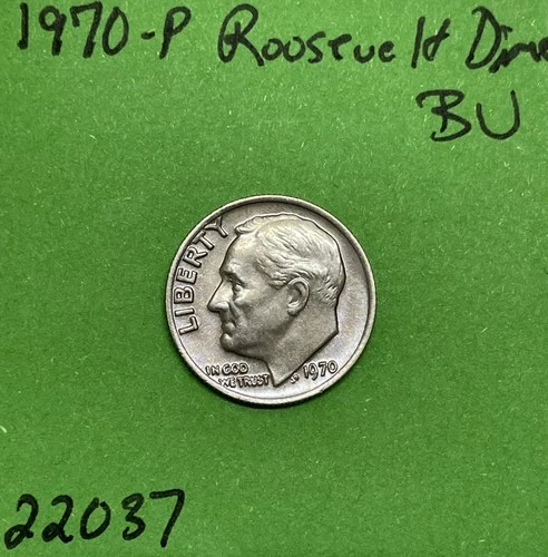 1970-P Roosevelt Dime Gem BU US Coin See Pictures