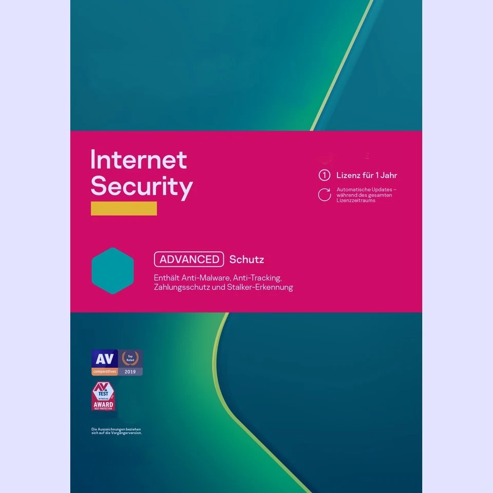 Internet Security 2025 1 Gerät / PC 1 Jahr | AntiVirus Standard 2026 GEN