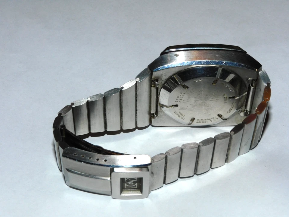 Vintage HP Hewlett Packard HP-01 LED Digital Calculator Watch 1977 AS IS Parts - Image 4 of 4