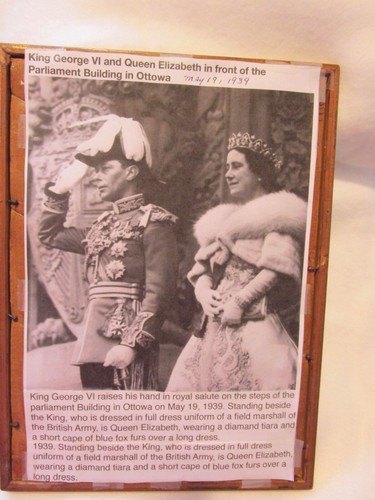 King George VI Queen Elizabeth Parlement Building Ottawa Ca 1939 Great Condition - Picture 3 of 5