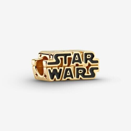 Authentische Pandora glänzend Star Wars 3-D Logo Charm - Bild 1 von 1