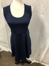 WOMEN'S FOREVER 21 BLUE SLEEVELESS OPEN BACK DRESS- SZ S - New with tags