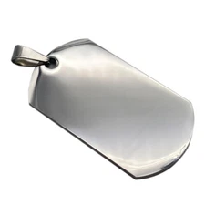 US Stock-CALCA 25pcs High Quality Army Stainless Steel Military Blank Dog Tags