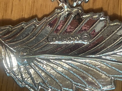 Vintage signed Sarah Coventry Rhinestone Brooch/Earring Set in silver tone. - Picture 6 of 6