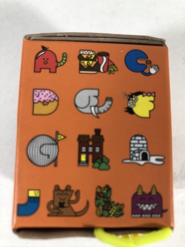 Kidrobot Alphabet! Keychain Collection - Yellow F & White G - Mike Davis 2009 - Picture 2 of 2