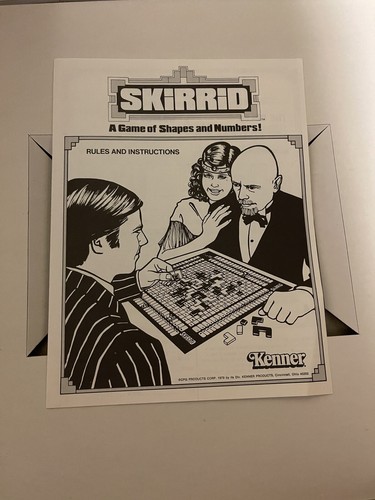 Vintage Retro 1979 Skirrid Game Of Shapes And Numbers Board Game - Picture 4 of 4