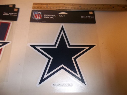 Pick your Team CAR WINDOW Color DECAL 8X8 Wincraft Auto House NFL Logo DIE CUT - Picture 14 of 49