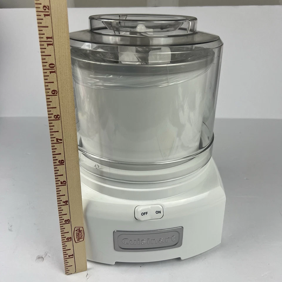 Cuisinart Frozen Yogurt/Ice Cream Maker ICE-21 **WORKS** - Image 4 of 4