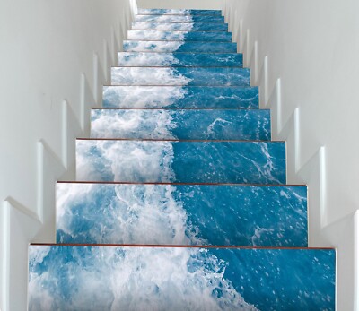 3D Coastal Petal 639 Stair Risers Decoration Photo Mural Vinyl Decal Wallpaper