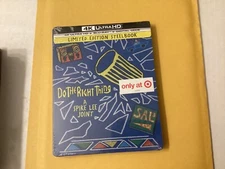 Do The Right Thing  4K UHD + Blu Ray/Digital  Steelbook      Brand New!