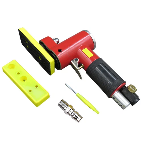 Straight Line Air Sander with 2 Sanding Pads Random Orbital Pneumatic N0Q9 New - Picture 12 of 16