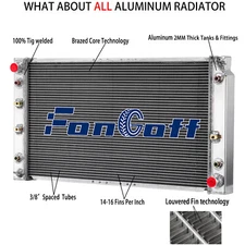 3 Row Aluminum Radiator fit 1994-96 Chevy Caprice Impala Buick Roadmaster 5.7L