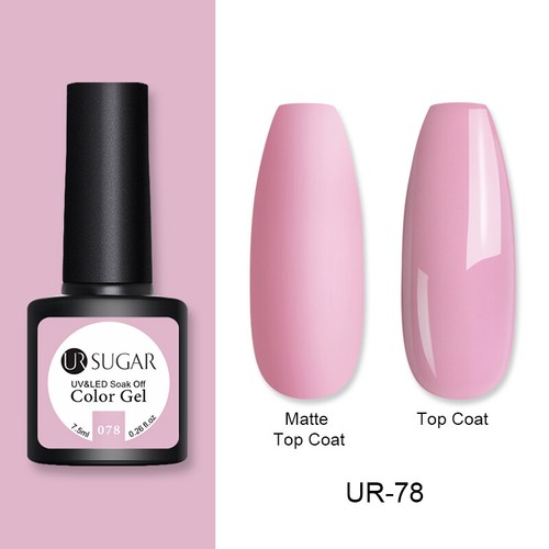 UR SUGAR 172 Colors UV Gel Polish Glitter Purple Top Base Gel Gel Varnish 7.5ml - Picture 75 of 119