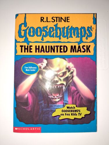 TRUE 1st Print w/MASK RARE Goosebumps #11 The Haunted Mask R. L. Stine EXCELLENT