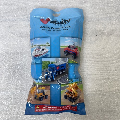 Acuity Insurance Vehicle Brick Building Toy Kits, Lot of 3, Boat Car Truck NEW - Picture 5 of 10