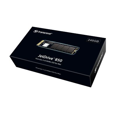 内蔵型SSD Transcend JetDrive 850 240GB SSD 240GB Transcend JetDrive 850 Thunderbolt PCIe SSD Upgrade for Mac