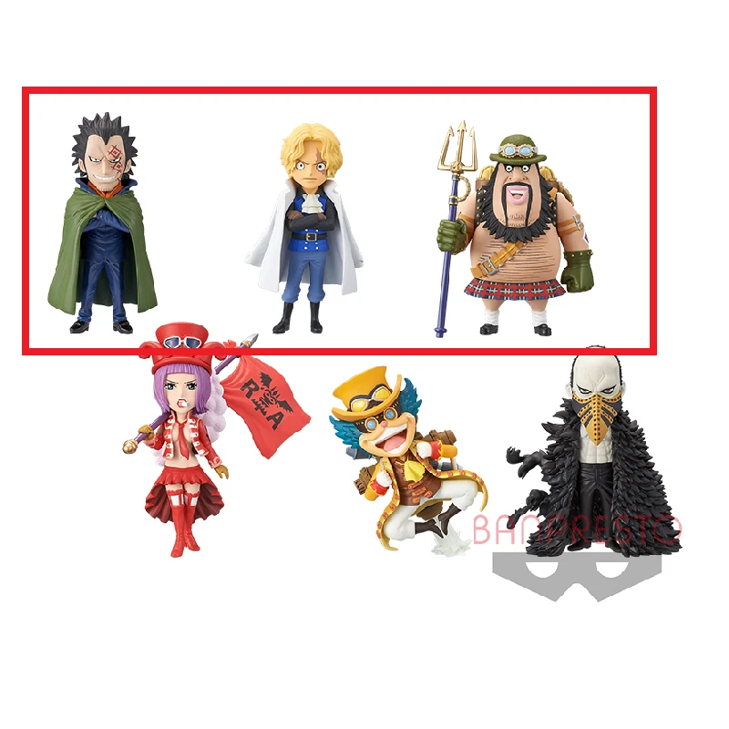 ONE PIECE World Collectable Figure Revolutionary Army set of 3  Dragon/Sabo/Molly