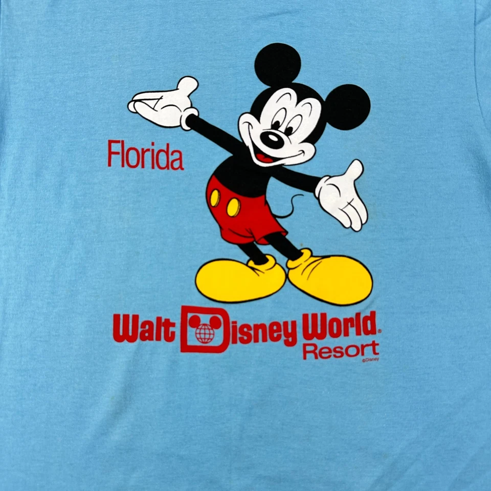 Camiseta De Colección Walt Disney World Resort Florida Hef-T By Tee Jays Azul Niños Talla M Foto 3 de 4
