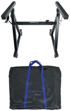Rockville Z40W Z-Style Keyboard Stand+Wheels+Bag Fits Roland RD-2000