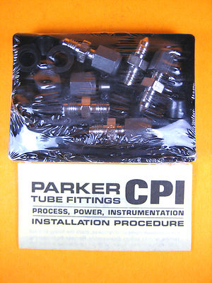 Parker CPI -  2-2 XHBZ-SS -  Triple-lok SS 37° Flared Union (Box of 5)