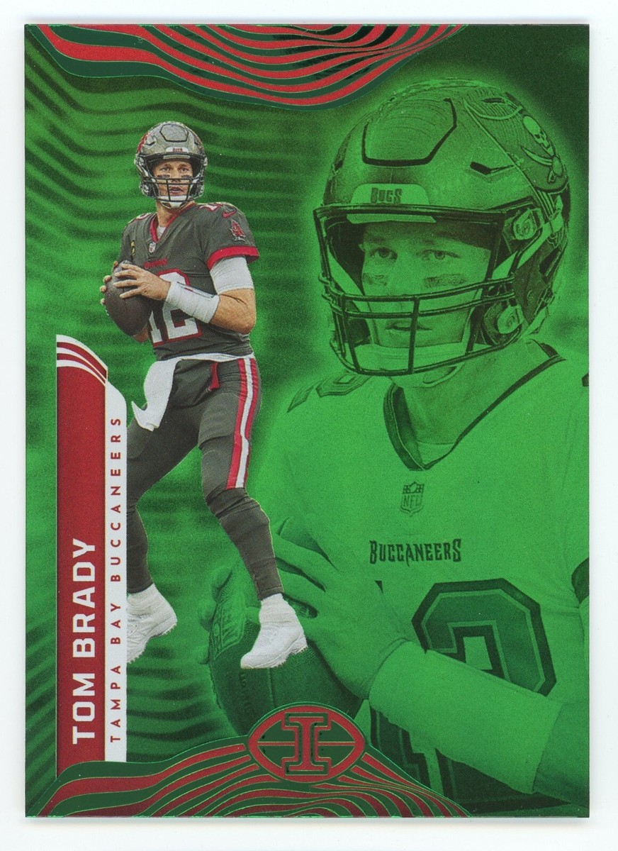 2022 Panini Illusions Tom Brady EMERALD GREEN PARALLEL No 2022 Panini Illusions Tom Brady EMERALD GREEN PARALLEL No