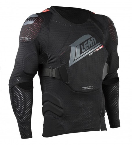 LEATT 2024 3DF AIRFIT BODY PROTECTOR ADULT BLACK SOFT ARMOUR SUIT MX MOTOCROSS - Picture 2 of 4