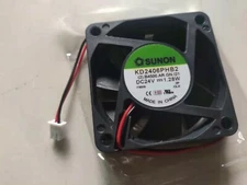 1 PCS SUNON Fan KD2406PHB2 DC 24V 1.28W 60*60*15MM 2 Pin