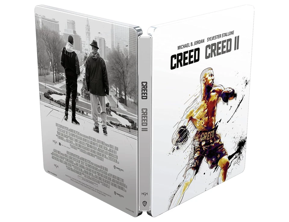 CREED 1 + CREED 2 - STEELBOOK (4K Ultra HD + Blu-Ray) (4K UHD Blu-ray) Foto 2 de 4