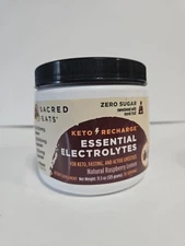 Sacred Eats Keto Electrolyte Powder and Hydration Supplement Raspberry Exp 2028