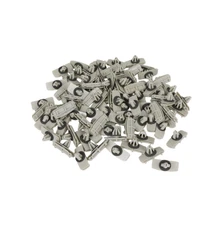 For Jeep Wrangler Unlimited JK 100pcs Fender Flare Clip Rocker Moulding Retainer