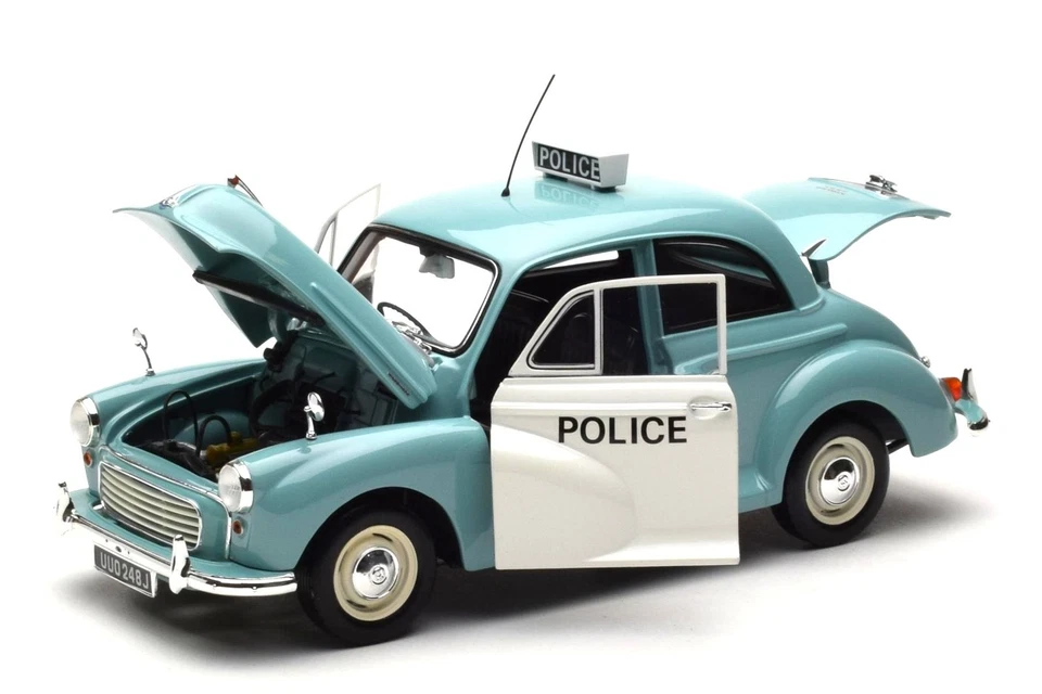 150137090 Morris Minor Police Blue & Whitte Minichamps 1/18 - Image 2 of 4