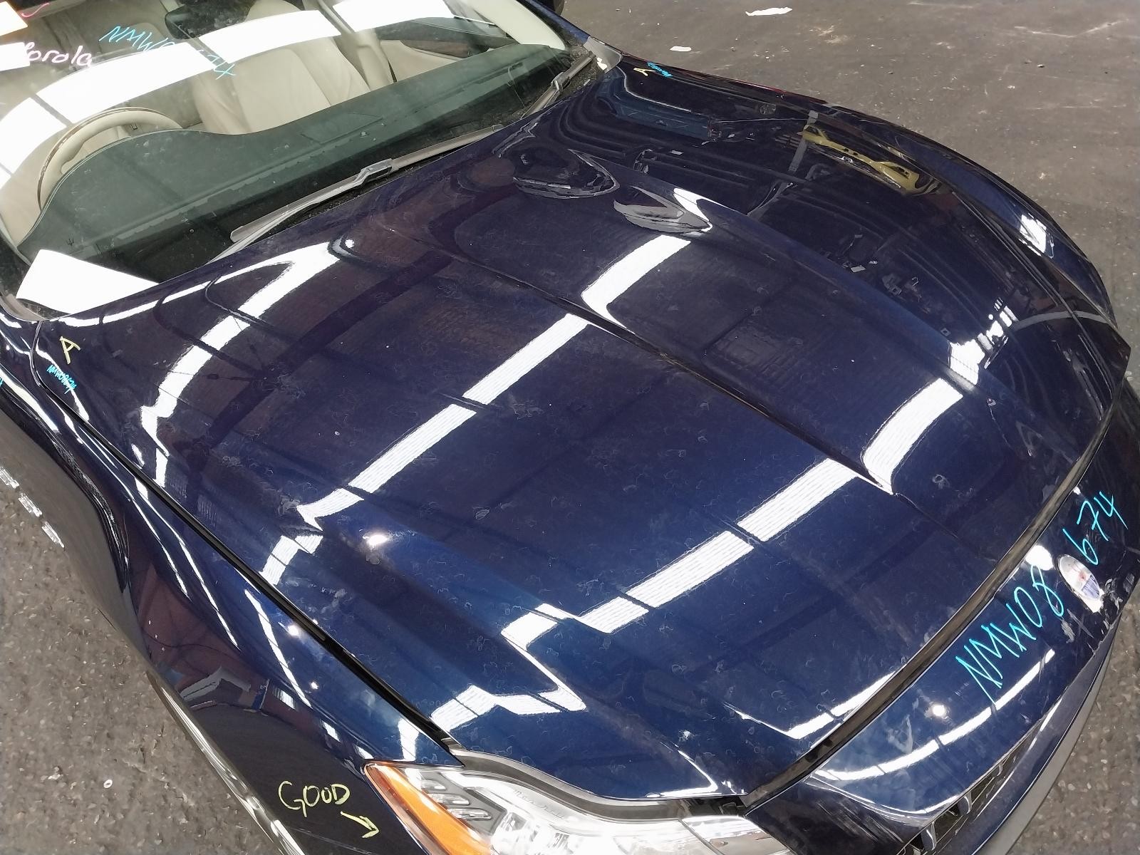 2017 Maserati Quattroporte BONNET HOOD BLUE M156 10/2013-2024 NMW08674 image 9