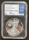 2018-S $1 SILVER AMERICAN EAGLE NGC PF70 First Day of Issue FDOI MERCANTI :06640
