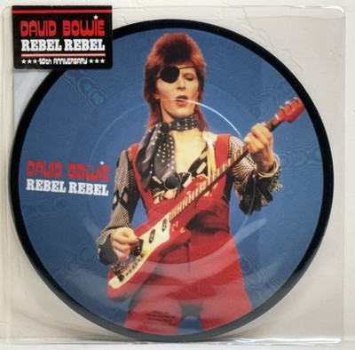 David Bowie  Rebel Rebel 7'' Picture Disc 40th Anniversary New Sealed Rare 2014