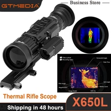GTGUARD Thermal Scope 640x512 50mm Thermal Imaging Riflescope w/LRF for Hunting