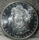 1880-s Morgan Silver Dollar Brilliant Uncirculated ULTRA CAMEO With Mirrors