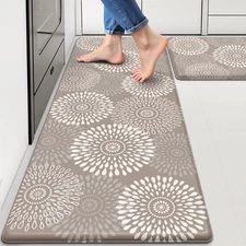 Kitchen Mats for Floor,Cushioned Rug Anti-Fatigue Mats for Kitchen Decor Acce...
