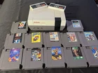 Original Vintage Nintendo NES Console Bundle With 2 Controllers And 12 Games