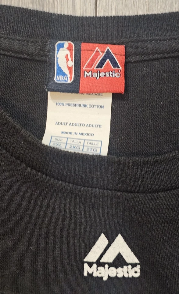 Camiseta Preta Vintage Majestic NBA Lakers Kobe Bryant “Laker For Life” Masculina 2XL - Imagem 3 de 4