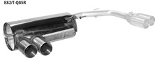 Bastuck Endschalldämpfer LH 2x 85 mm - 04+ BMW 1er Serie E82 118d/120d/123d