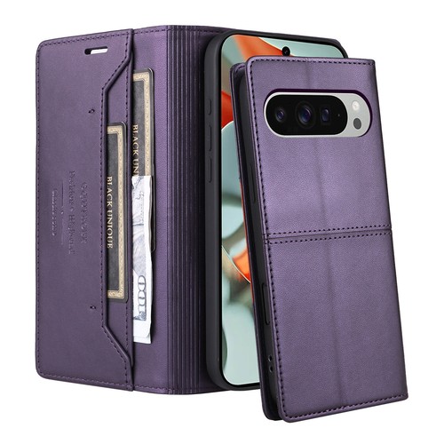 For Google Pixel 9 Pro Xl 8Pro RFID Blocking Leather Card Wallet Case Flip Cover - Picture 11 of 16
