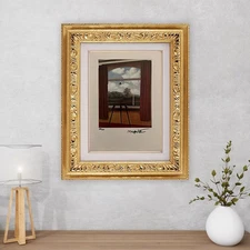René Magritte Original signed Print, COA and Appraisal for $3,500 USD.