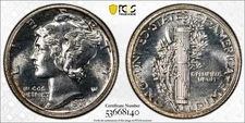 1937 Proof Mercury Dime PCGS PR-67 CAC