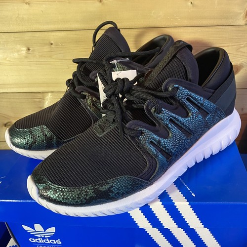 black snakeskin trainers