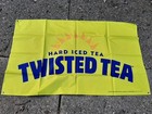 twisted tea 2 sided banner/ flag .fast free shipping