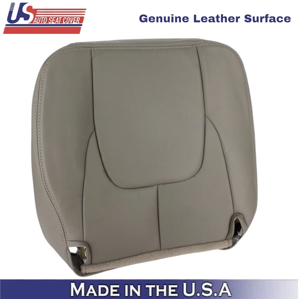 Cubiertas de asiento delanteras de cuero topo para Dodge Ram 1500 2500 Laramie 2002-2003 Foto 2 de 4