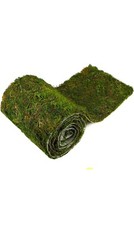 108'' x 12'' Moss Table Runner Dried Moss Sheet Roll for Crafts Preserved Moss