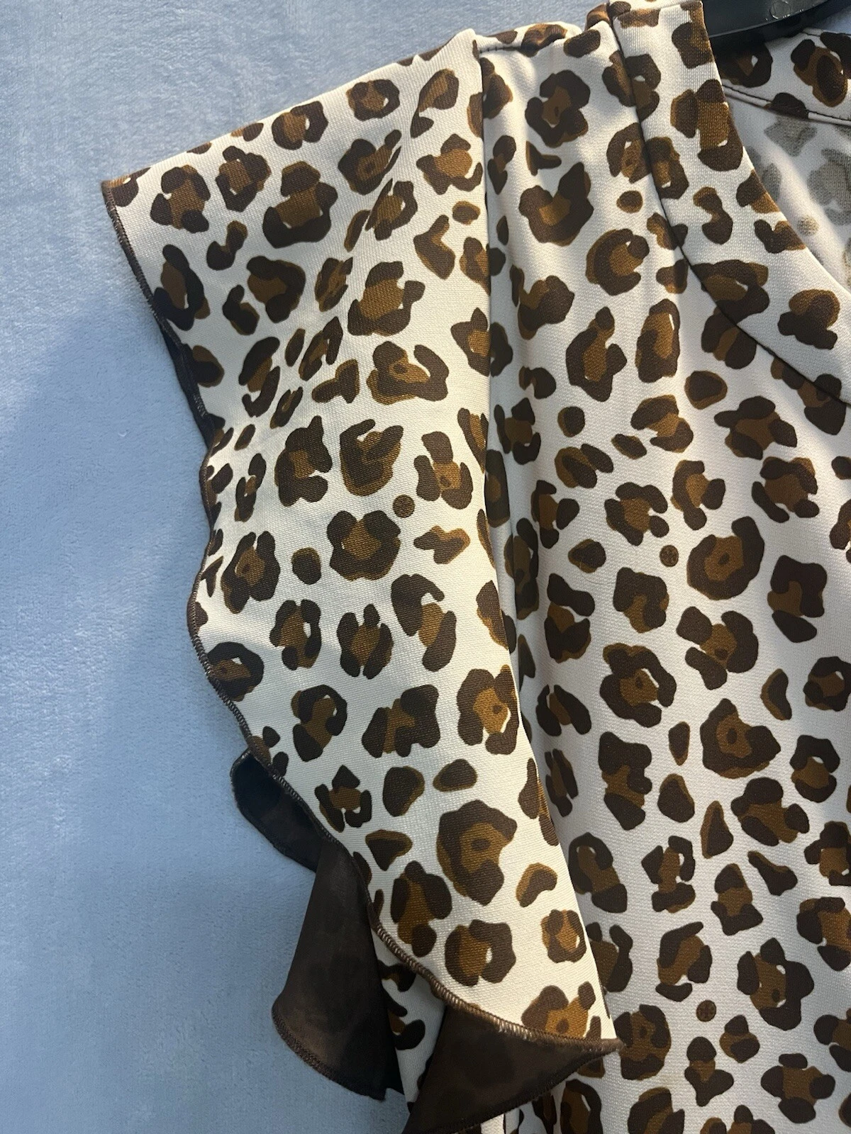 Abito Tory Burch Gladys donna L stampa leopardata manica svasata